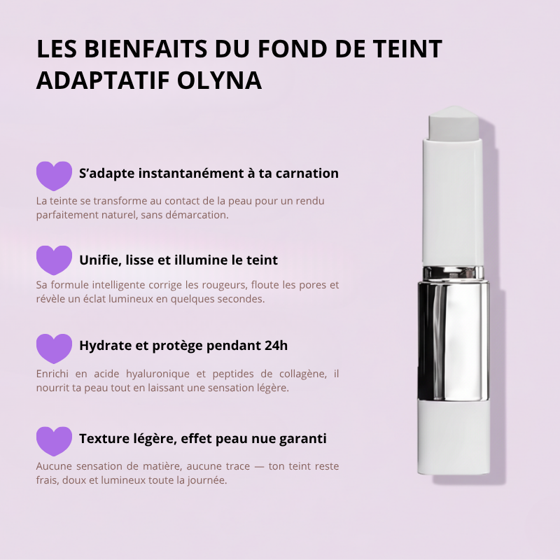 Fond de Teint Adaptatif – Teint Parfait, Naturel et Lumineux