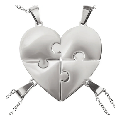 Liaison™ - Collier puzzle famille personnalisé