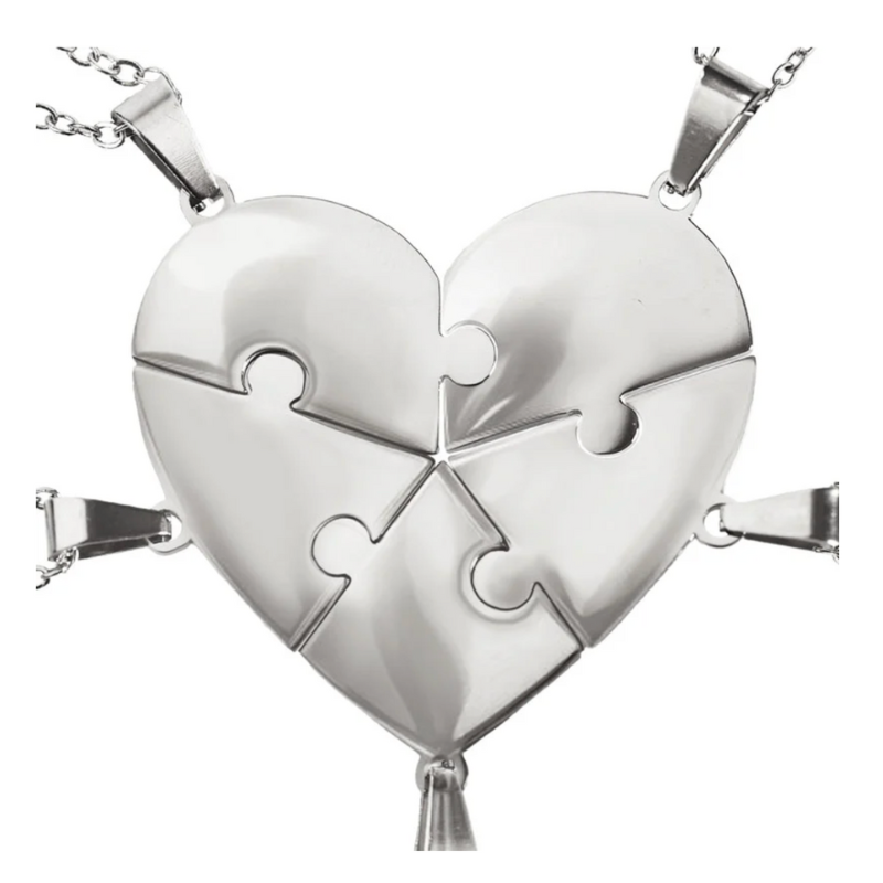 Liaison™ - Collier puzzle famille personnalisé