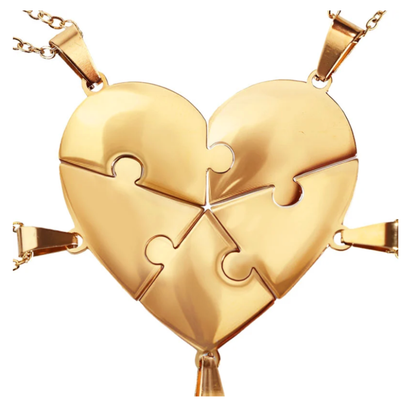 Liaison™ - Collier puzzle famille personnalisé