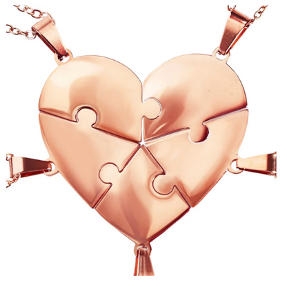 Liaison™ - Collier puzzle famille personnalisé