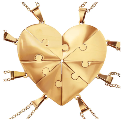 Liaison™ - Collier puzzle famille personnalisé